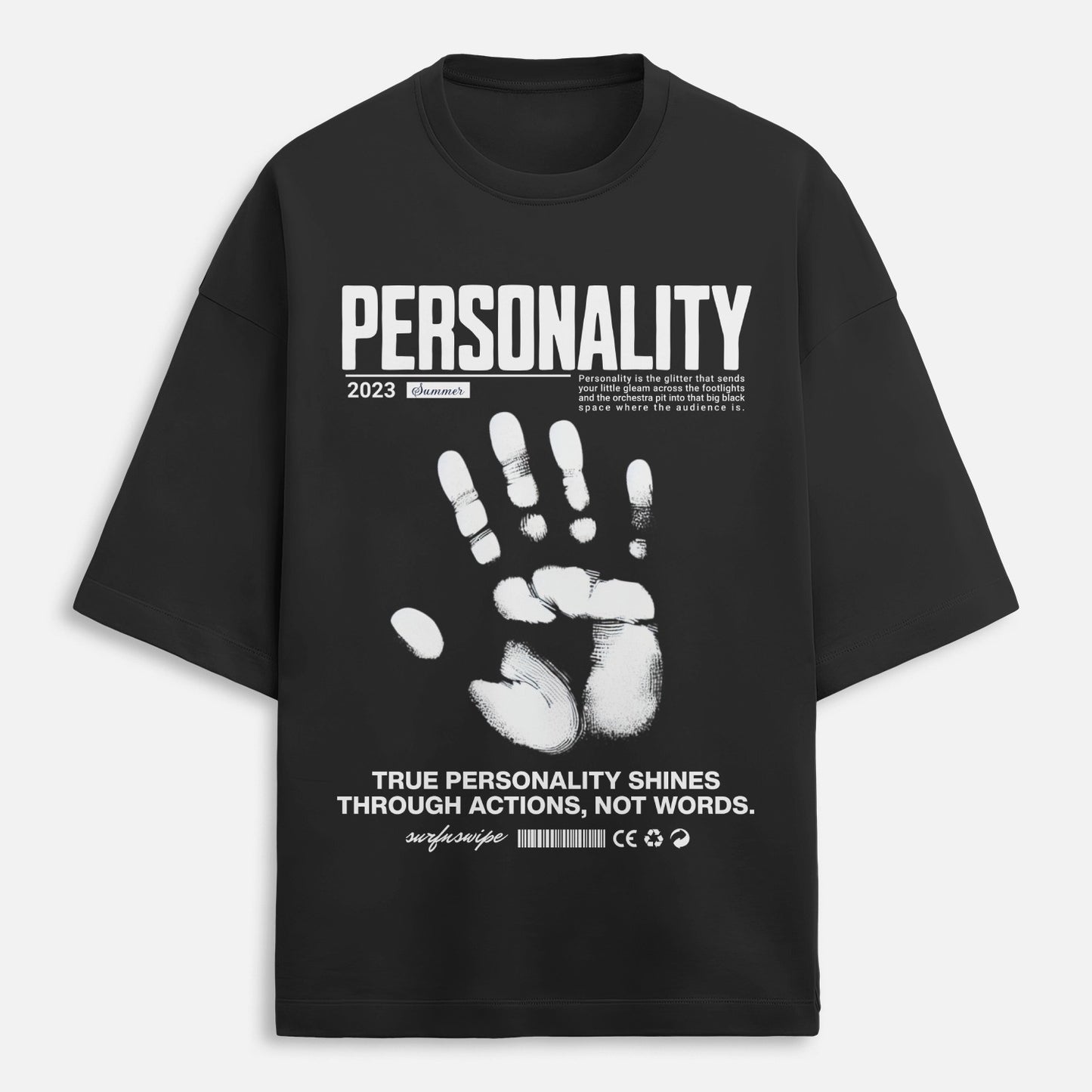 Personality Oversized Graphic Tee
