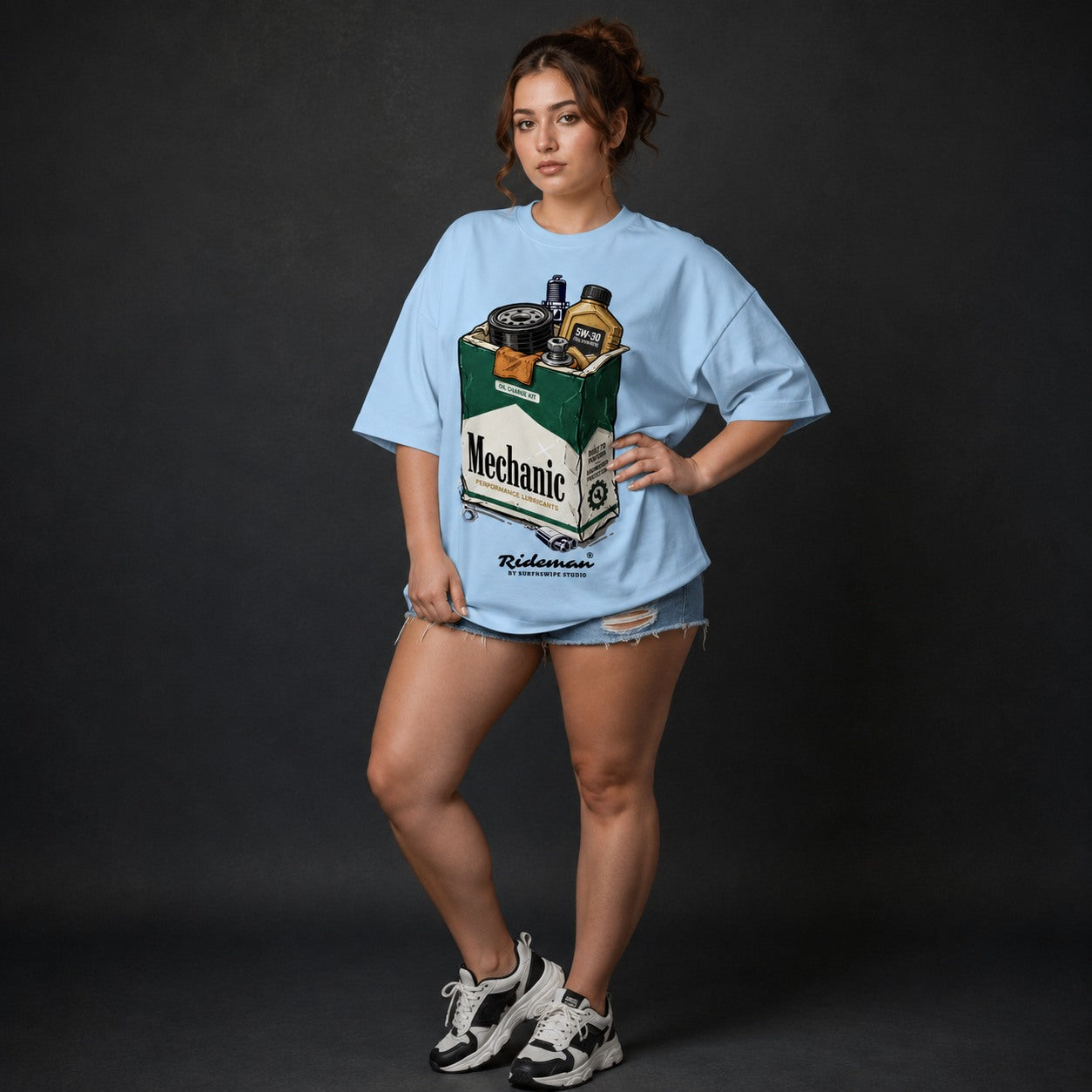 Retro Garage Terry Oversized Tee