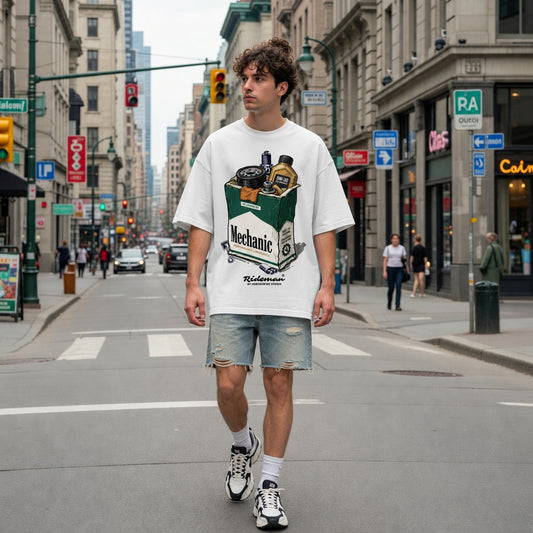 Retro Garage Terry Oversized Tee