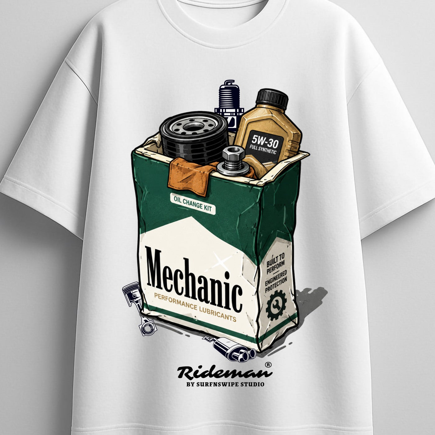 Retro Garage Terry Oversized Tee