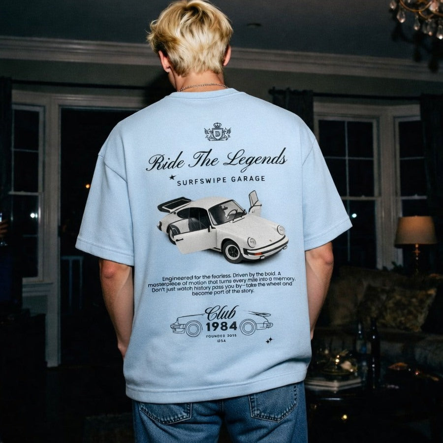 Ride The Legends Oversized Heavyweight Tee