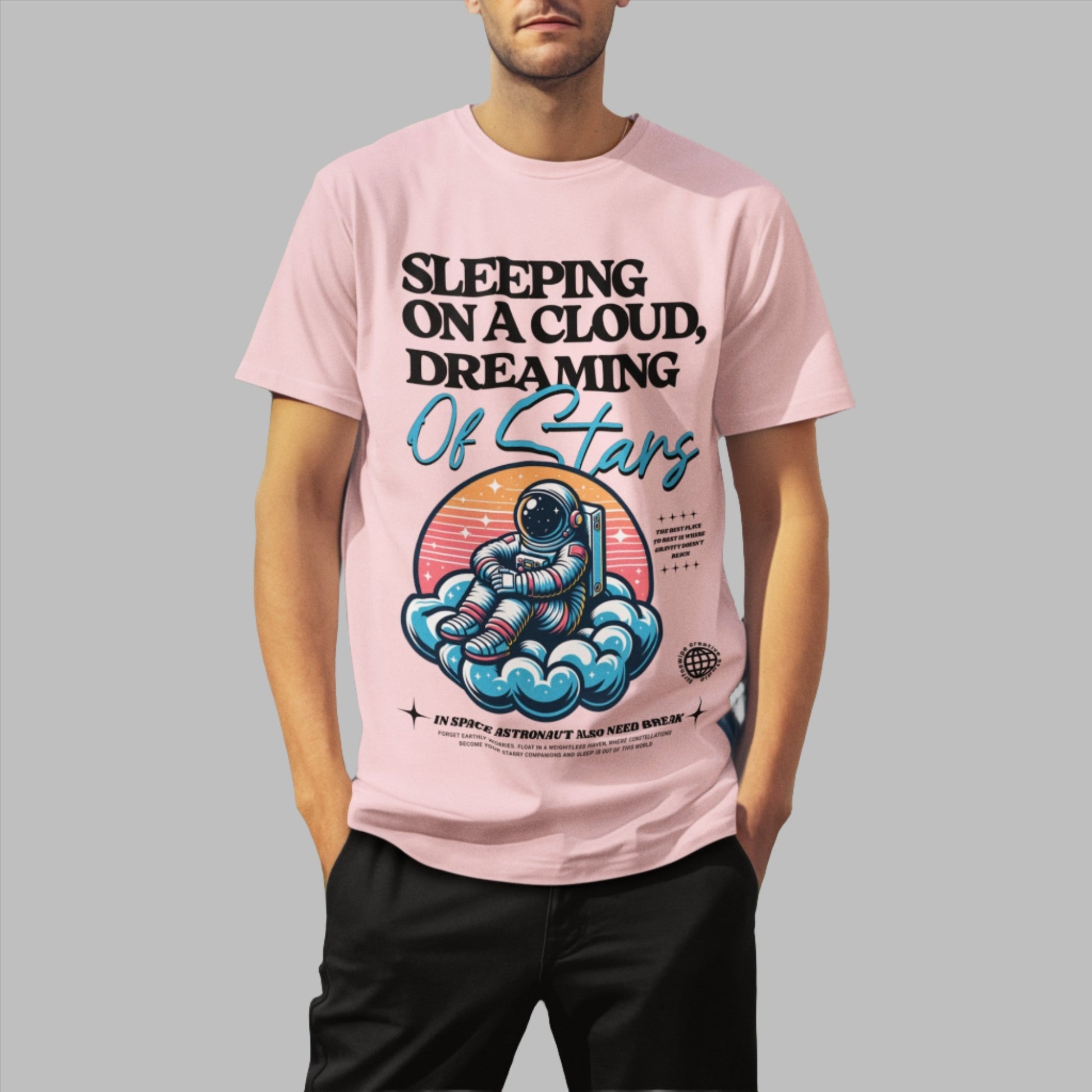 Funny Astronaut Graphic T-shirt