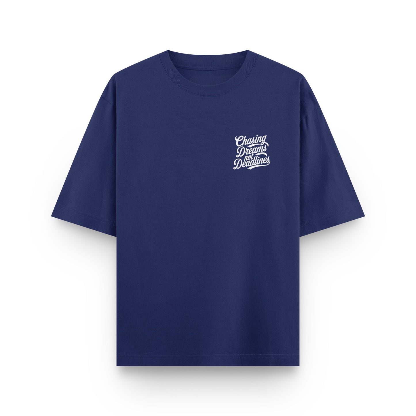 chasin-dreams-not-deadlines-oversized-tshirt-black