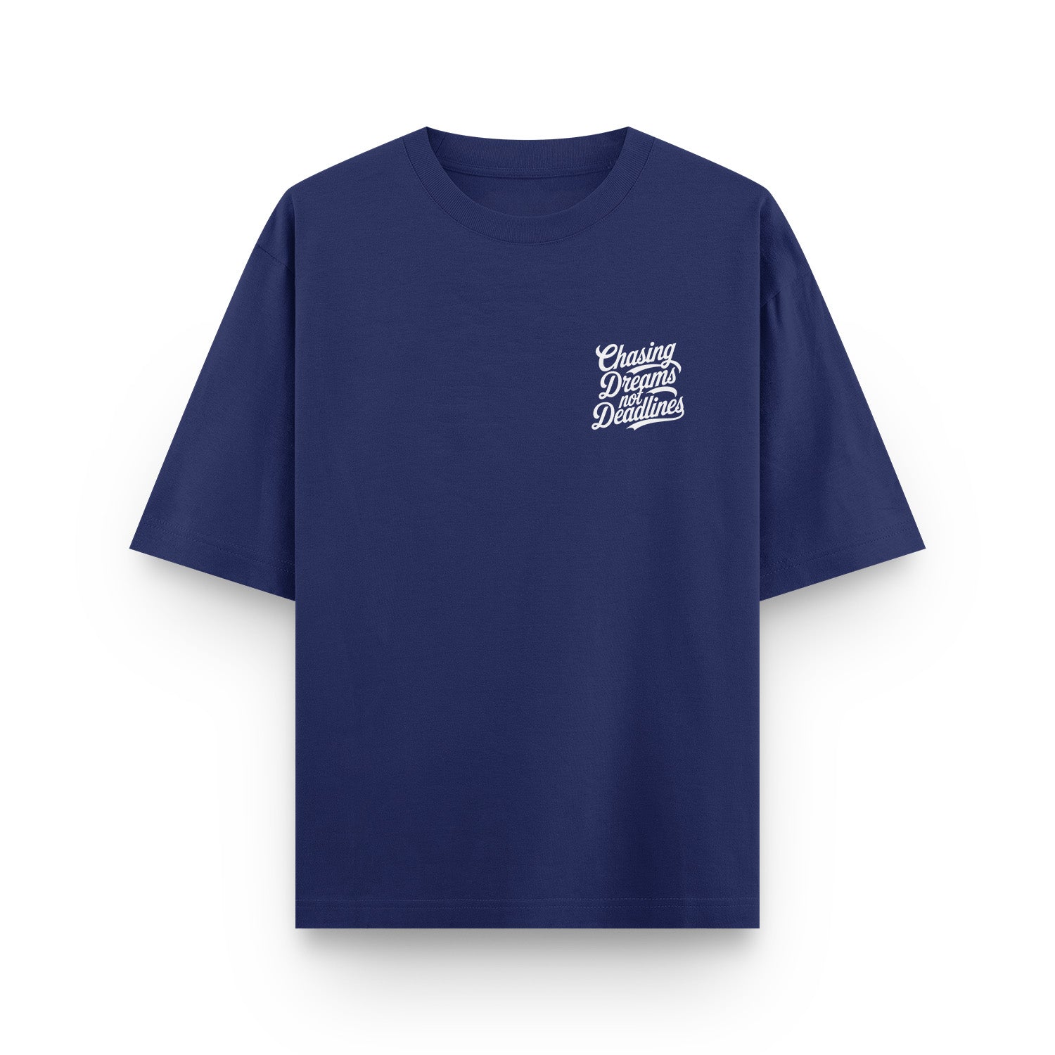 chasin-dreams-not-deadlines-oversized-tshirt-black