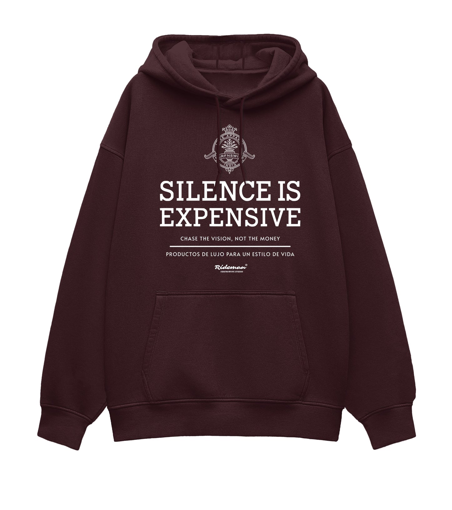 Silence Is Expensive Oversized Hoodie