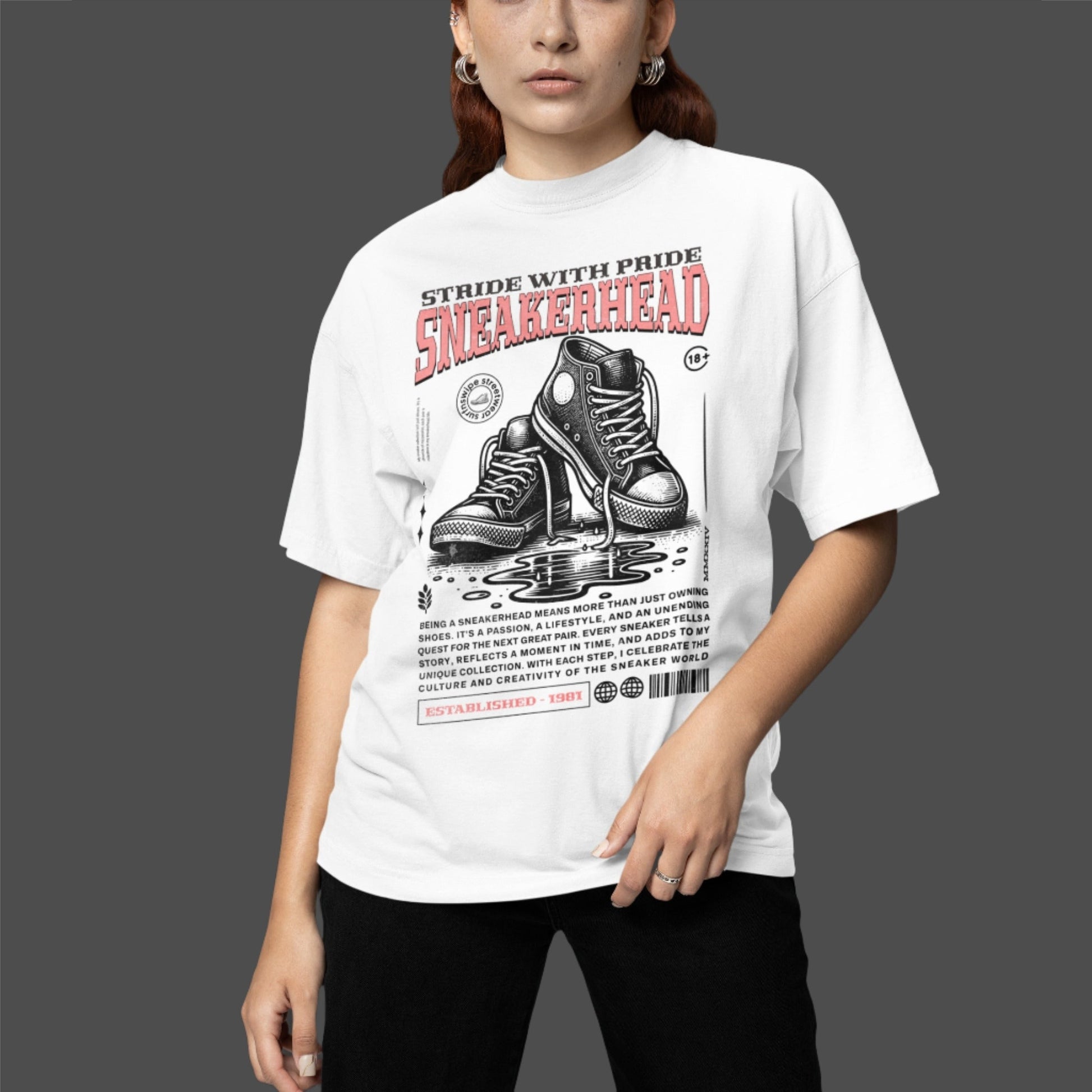 Ultra-Soft Cotton Sneakerhead Printed T-Shirt