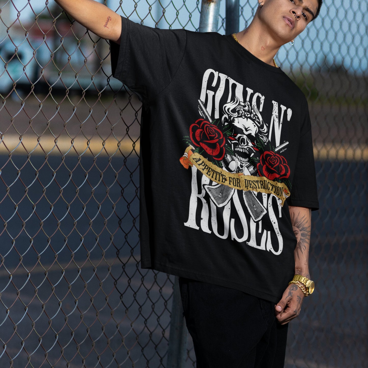 Unisex Guns n' Roses Printed T-shirt