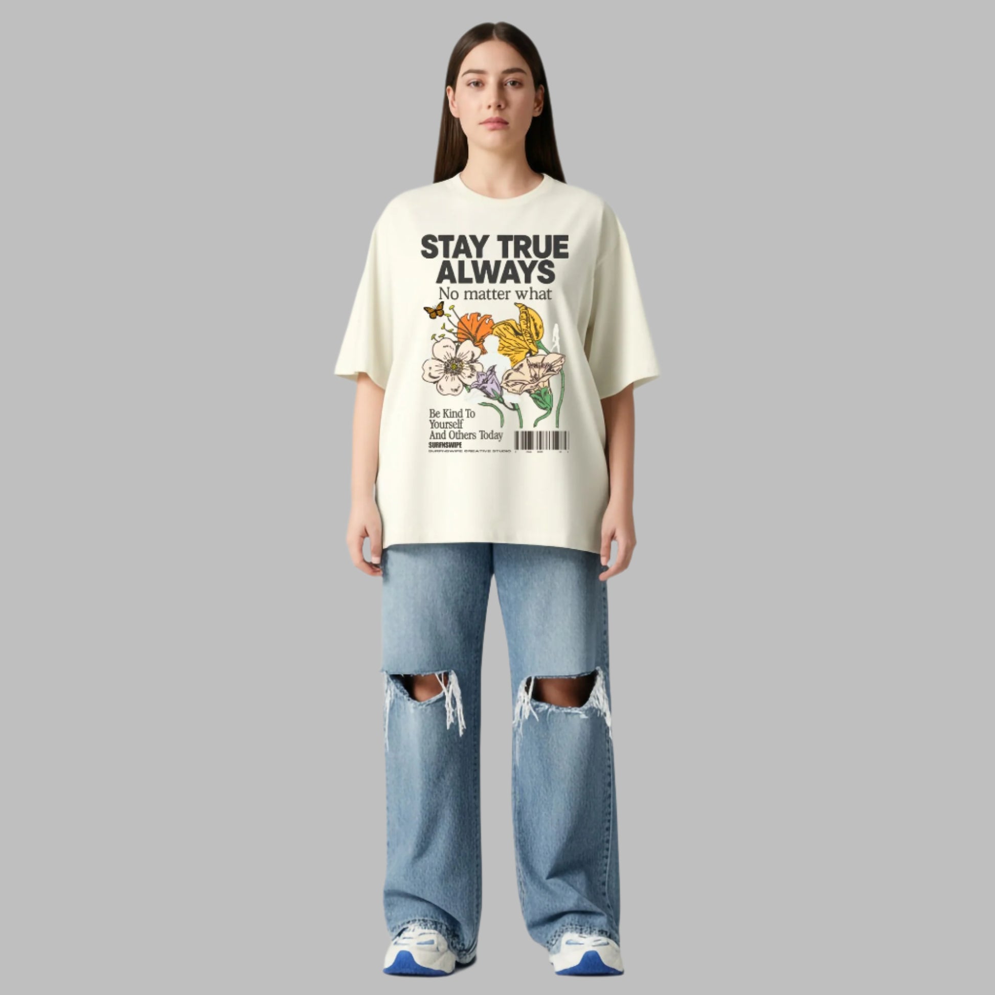 stay-true-always-oversized-t-shirt-floral-graphic