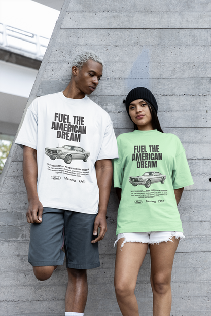 Unisex Vintage Car Graphic T-Shirt