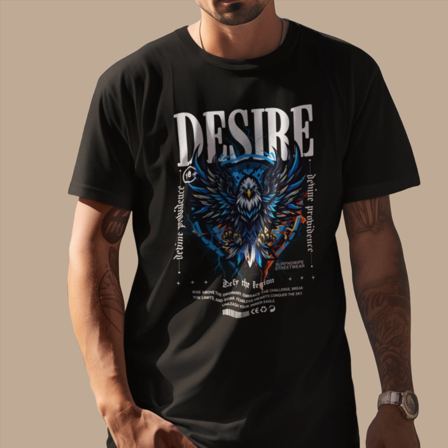 DESIRE Eagle Graphic Supima Cotton Tee