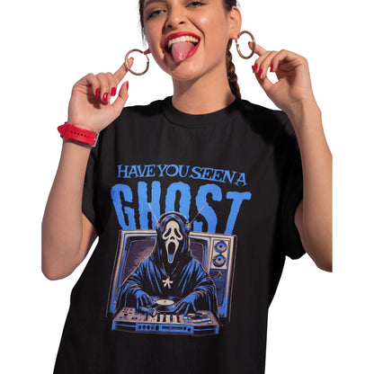 Cotton T-Shirt - Spooky "Have You Seen a Ghost?" Graphic Tee