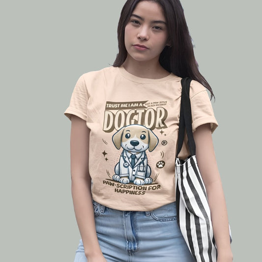 Dogotor Printed  Unisex Cotton T-shirt