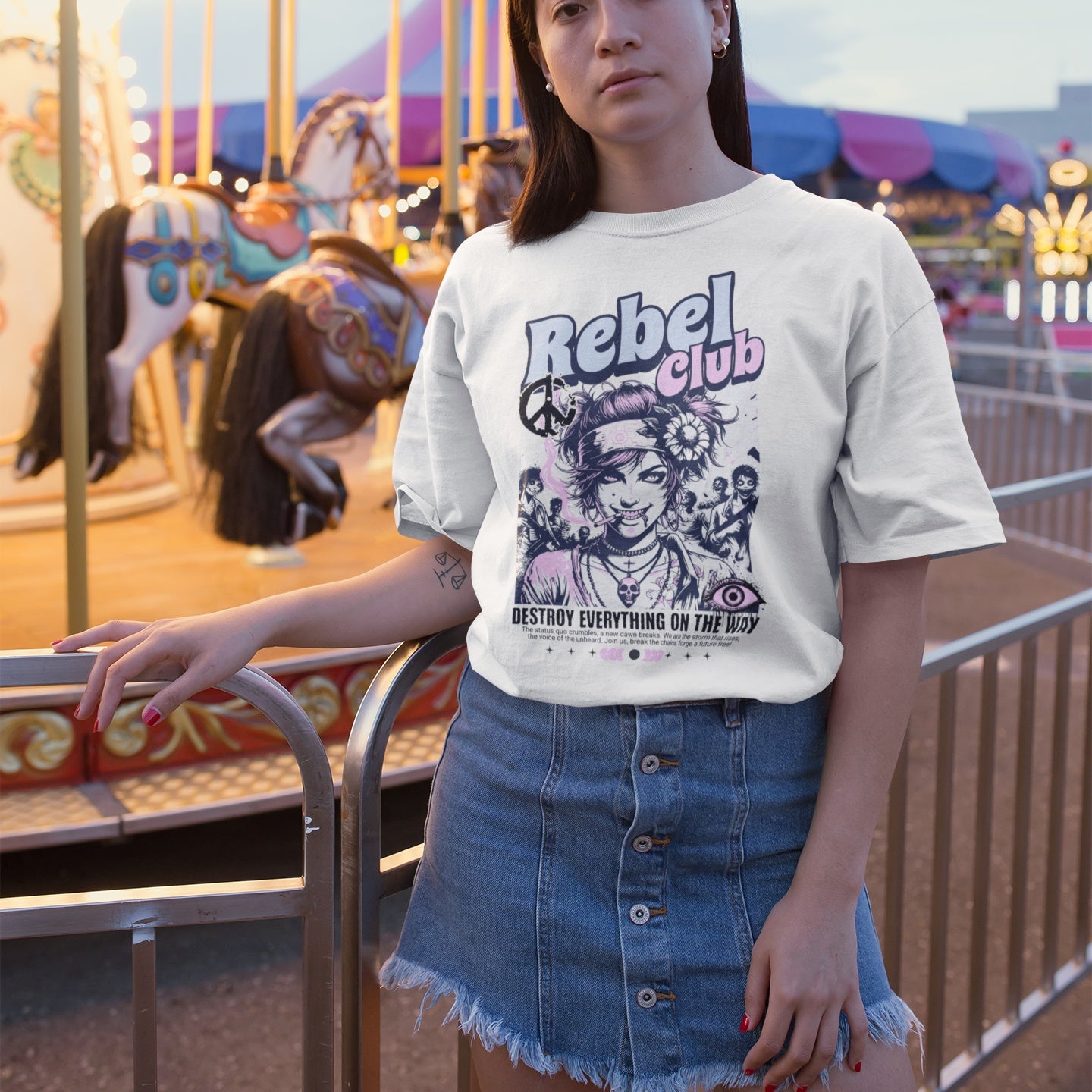 Graphic Printed Oversized T-shirt