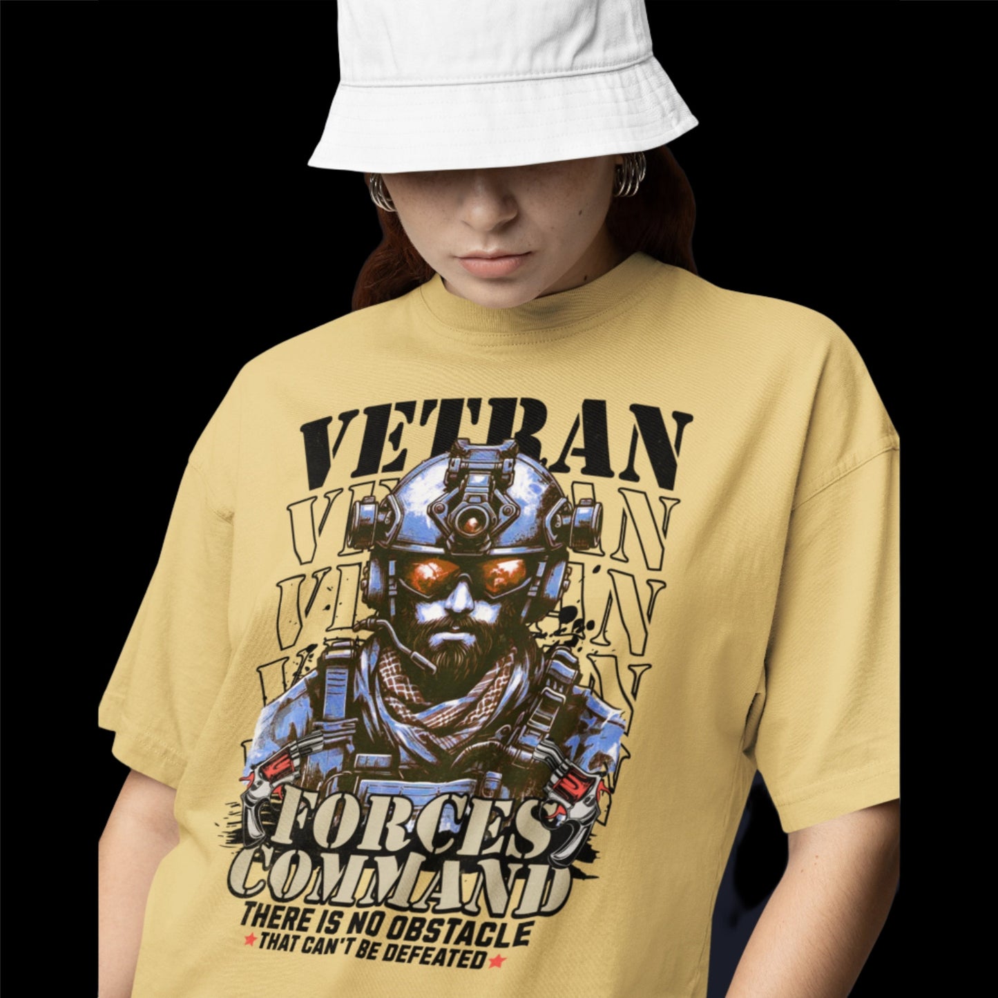 Oversized Veteran Graphic Tee