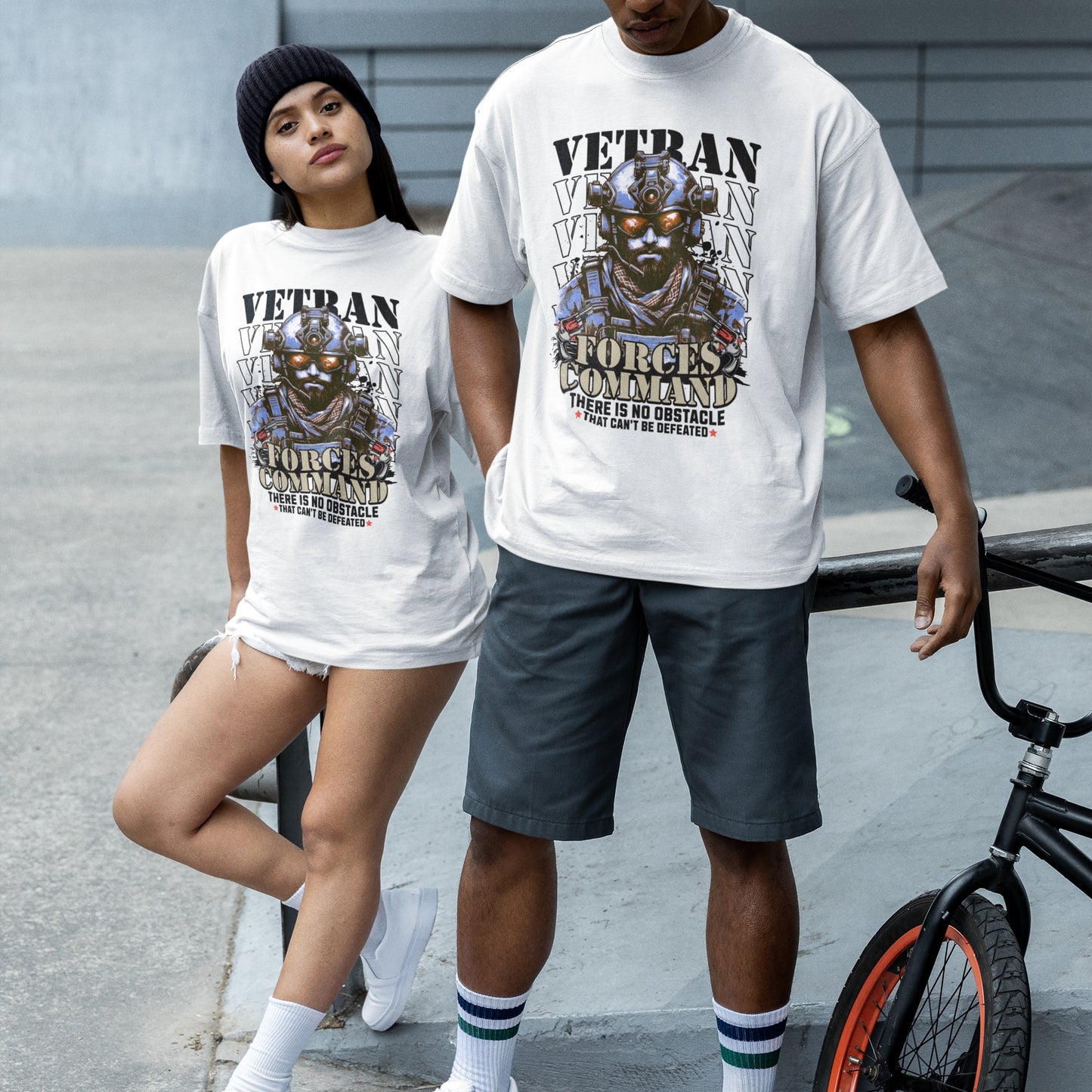 Oversized Veteran Graphic Tee