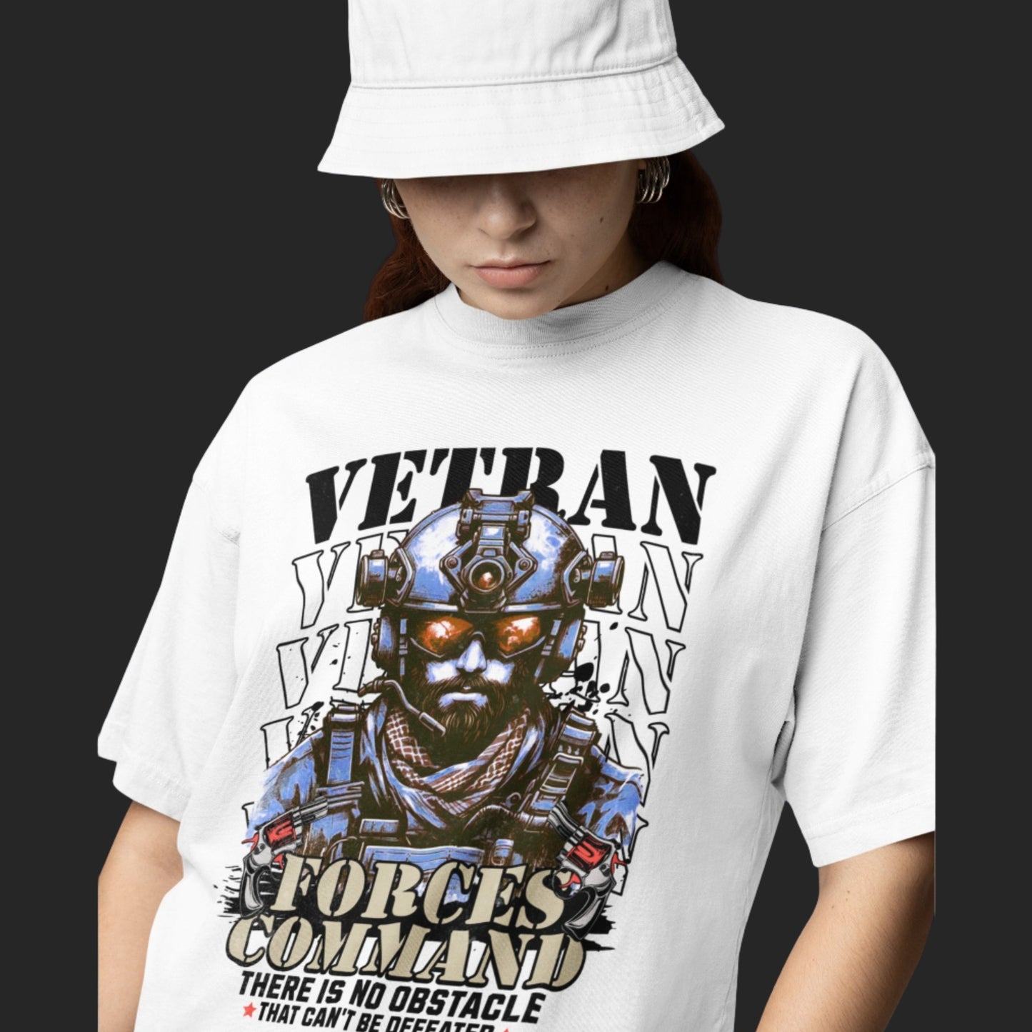 Oversized Veteran Graphic Tee