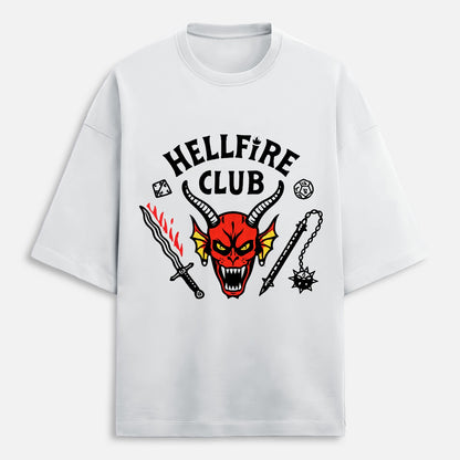 Hellfire Club Oversized Graphic T-Shirt